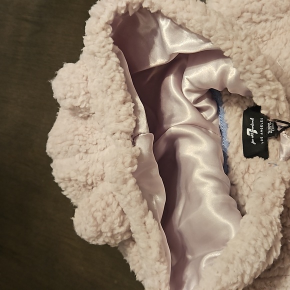 NWT 7 For All Mankind Faux Shearling Coverall - Picture 8 of 8